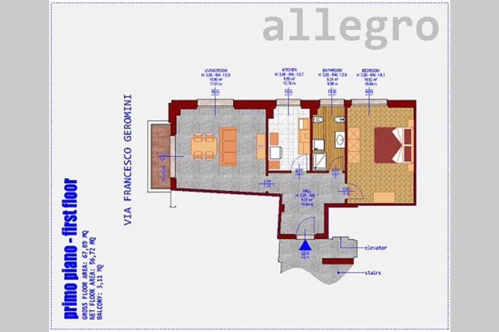 Appartamento Allegro Кремона Экстерьер фото